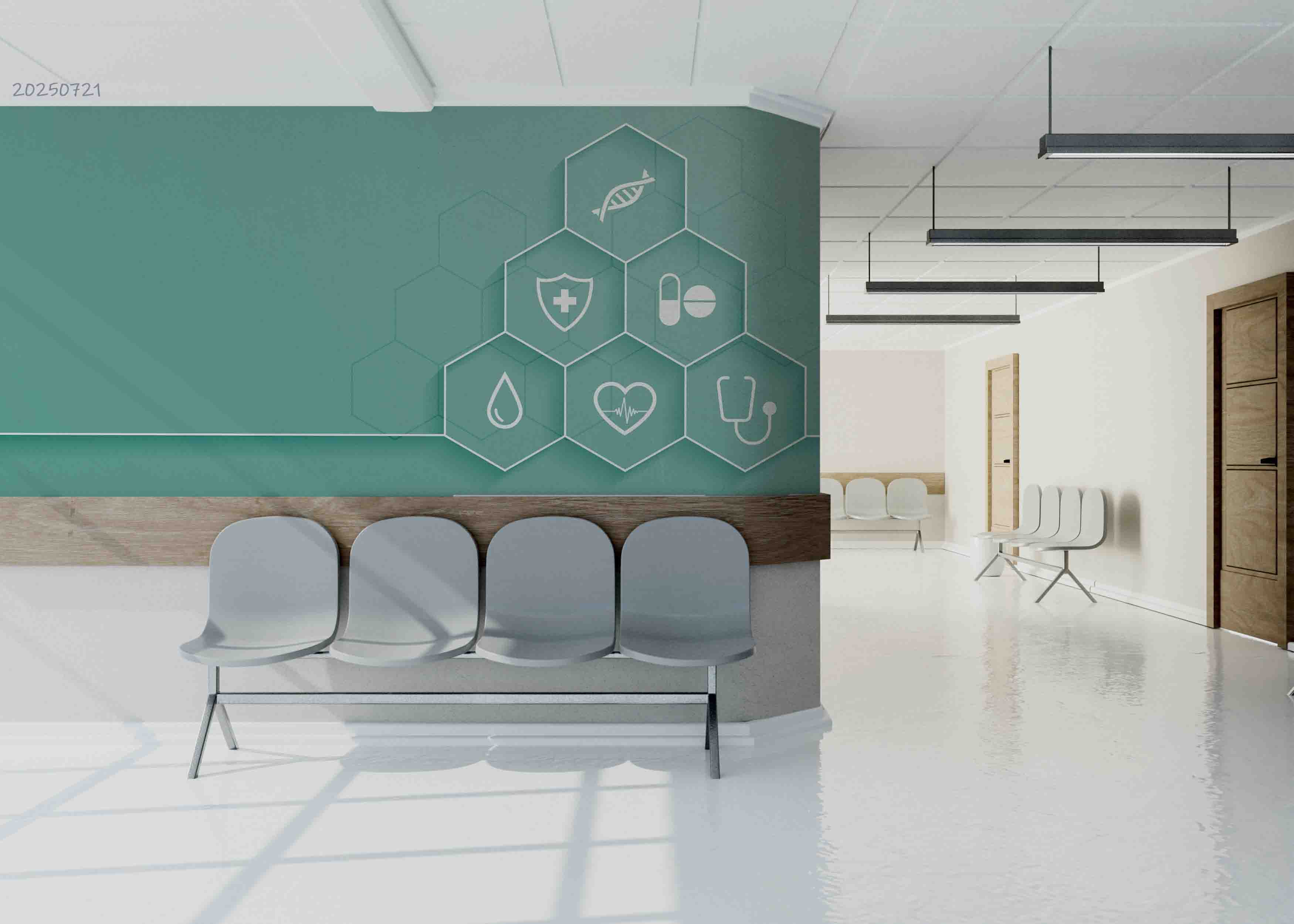 3D Clinic Hospital Rehabilitation Center Medical Healthcare Wall Mural Wallpaper 27