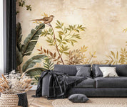 3D ropical Jungle Plants Leaves Birds Wallpaper Wall Mural Wall Decor Wall Art Wall Sticker Remoable Wallpaper 37