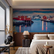 3D Hotel Inn Motel Hostel Resort Manor Scenery Mountains Sea Wall Mural Wallpaper 20