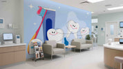 3D Clinic Hospital Rehabilitation Center Medical Healthcare Dentistry Stomatology Wall Mural Wallpaper 28