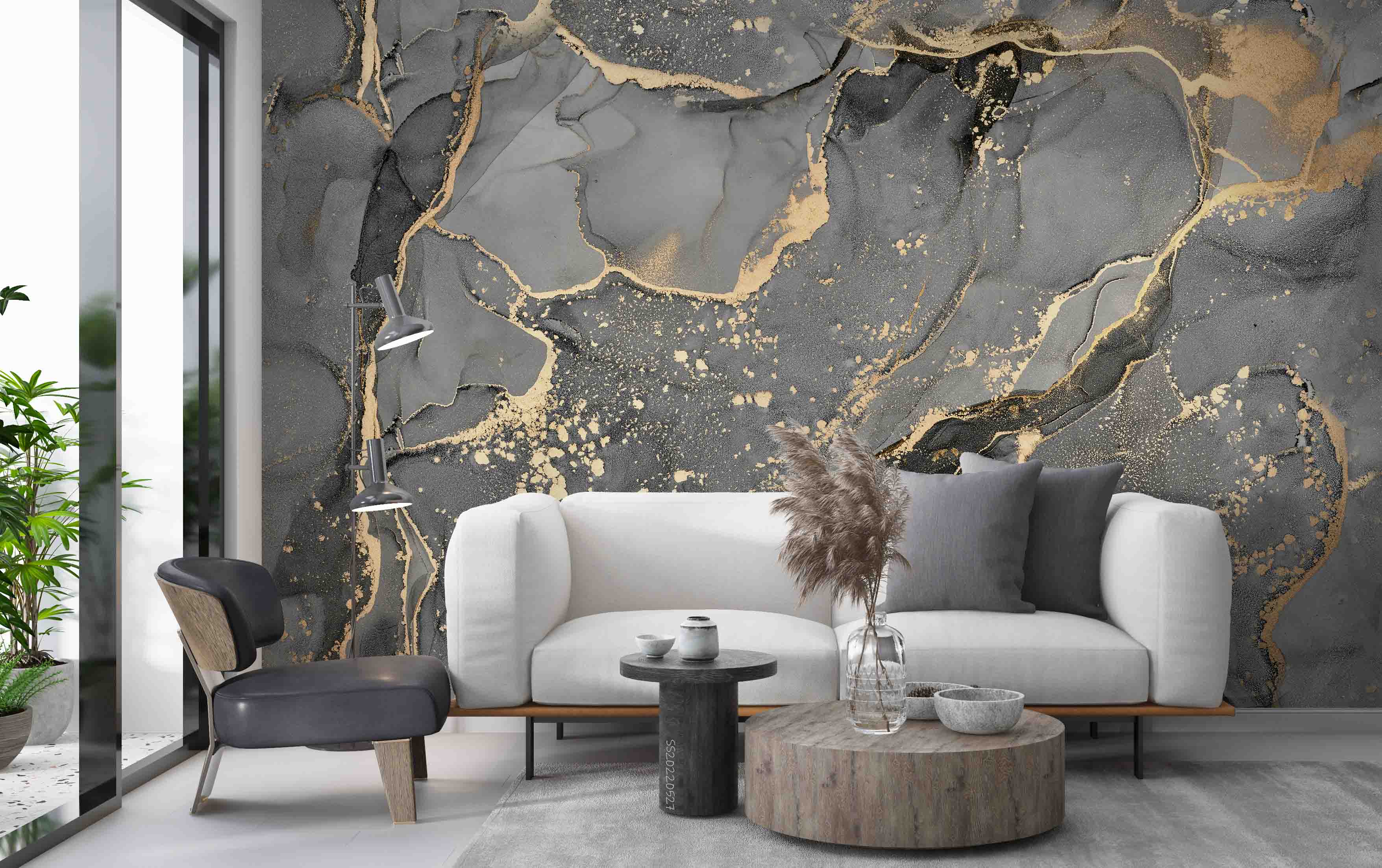 3D Marble Texture Natural Background Wall Mural Wallpaper GD 4140- Jess Art Decoration