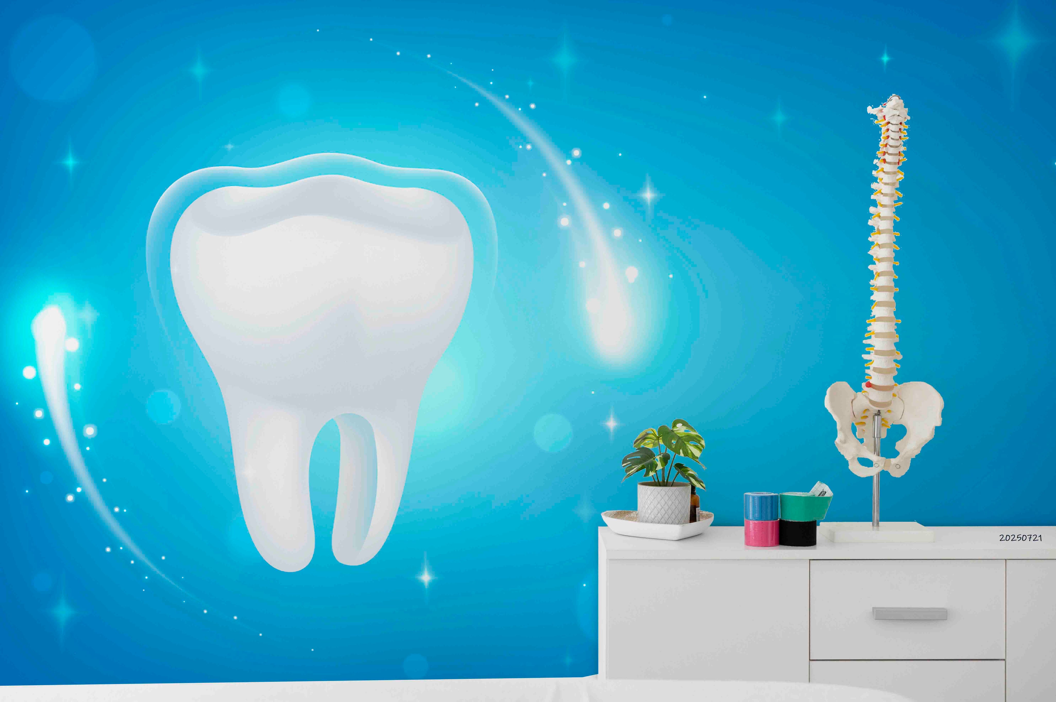 3D Dental Clinic Hospital Rehabilitation Center Stomatology Health Wall Mural Wallpaper 14