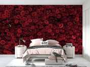 3D Romantic Red Rose Wall Mural Wallpaper GD 4810- Jess Art Decoration