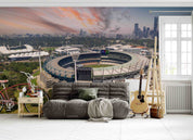 3D Melbourne Cricket Ground Stadium Wall Mural Wallpaper JN 05
