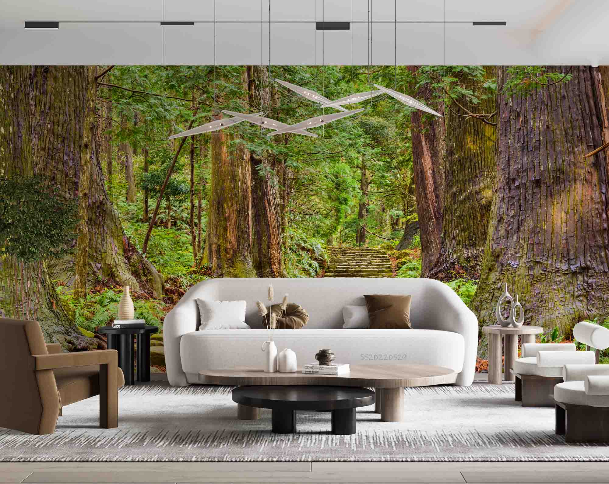 3D Daimon-zaka Slope Forest Trees Wakayama Nachi City Japan Wall Mural Wallpaper GD 4341- Jess Art Decoration