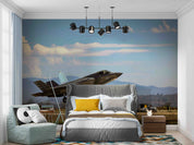 3D Military Aircraft Lockheed Martin F-35 Lightning II Wall Mural Wallpaper GD 5387- Jess Art Decoration