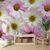3D Colorful Spring Daisies Wall Mural Wallpaper GD 3333- Jess Art Decoration