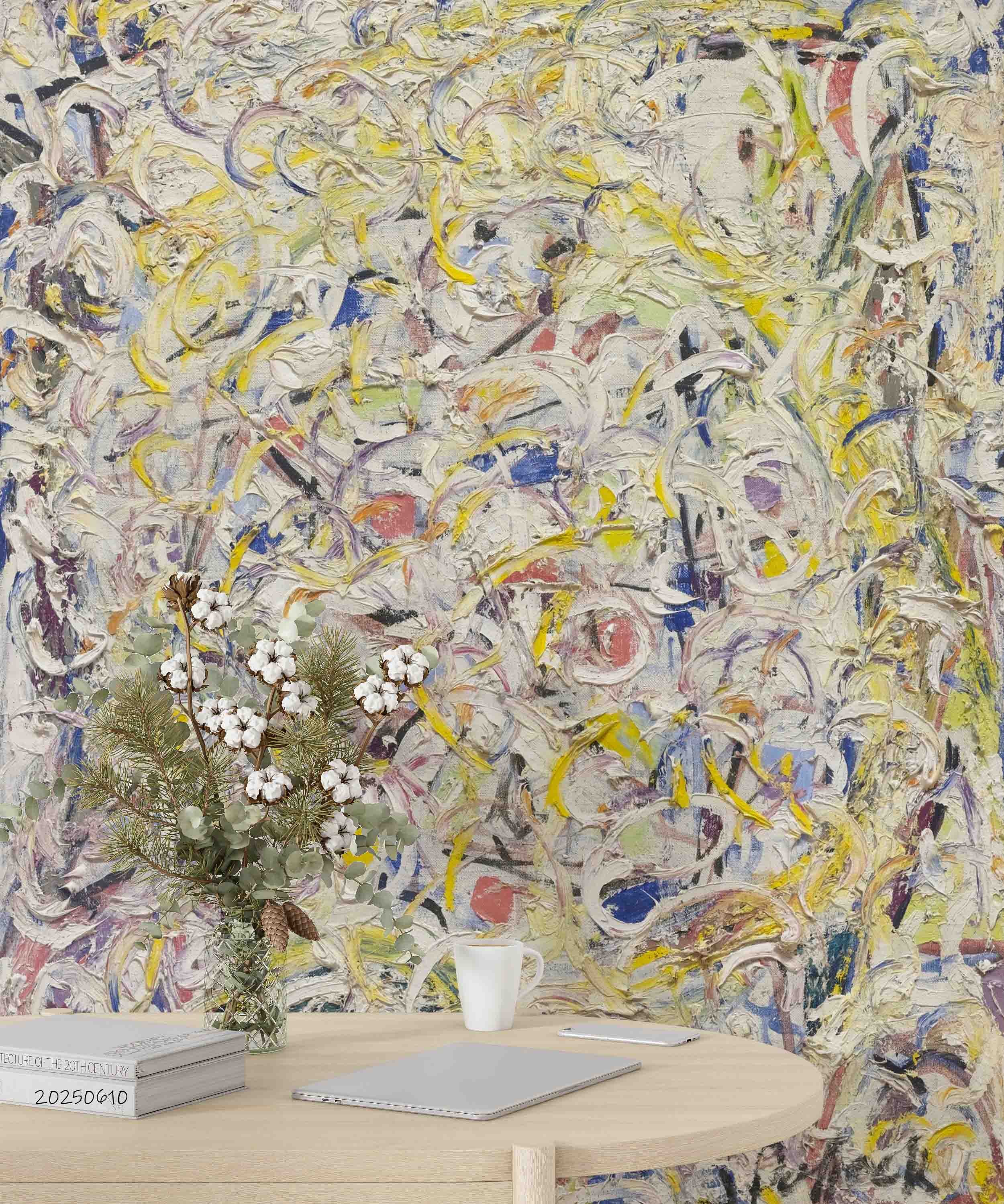 3D Artist's Abstract Painting Graffiti Artwork Wallpaper Wall Mural Wall Decor Wall Art Wall Sticker Remoable Wallpaper 90