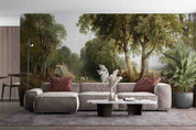 3D Oil Painting Village Flock Scenery Wall Mural Wallpaper GD 4533- Jess Art Decoration