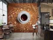 3D Restaurant Snack Bar Coffee Shop Wall Mural Wallpaper 56
