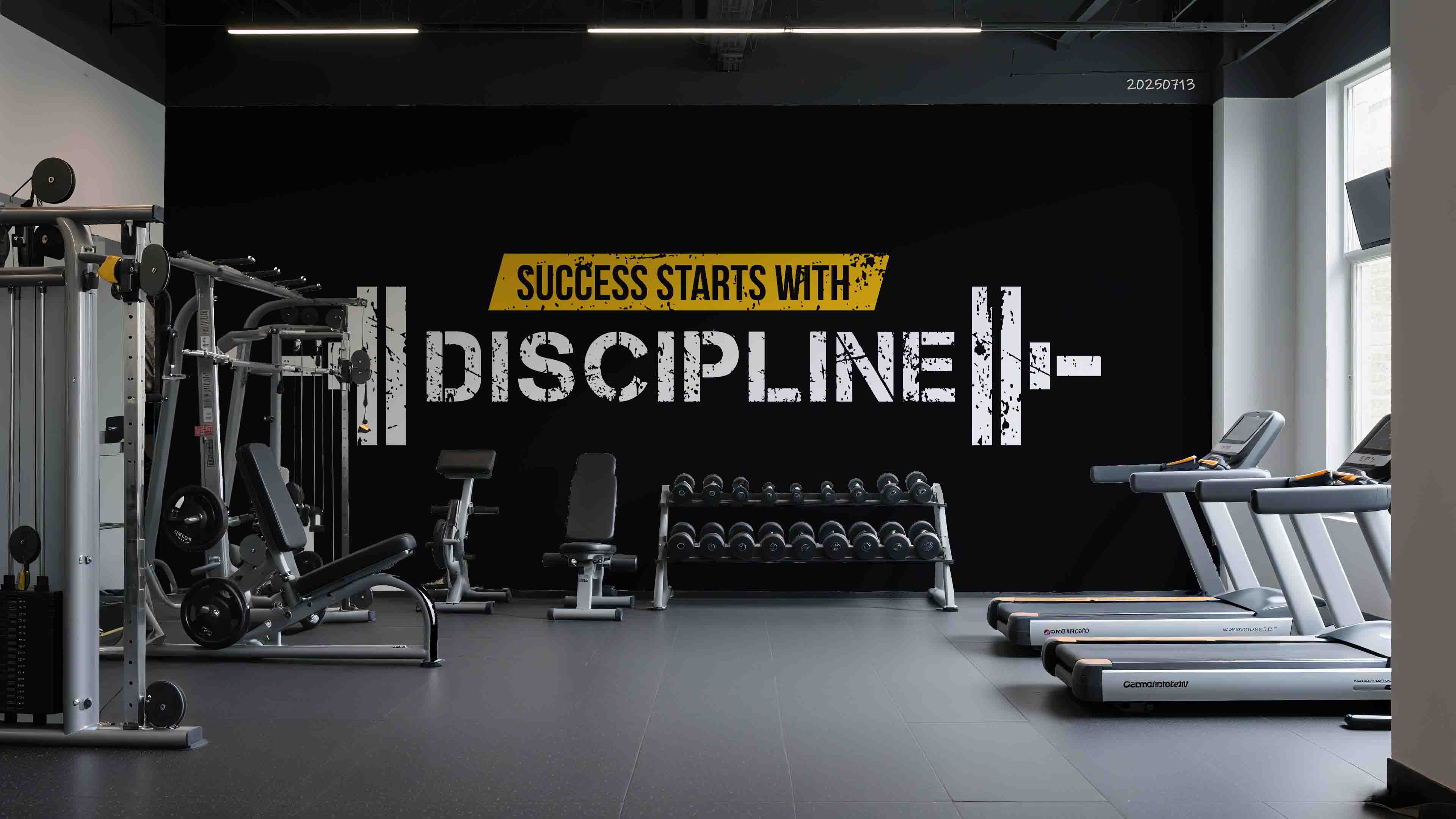 3D Gym Fitness Gymnasium Dumbbell Wall Mural Wallpaper 35