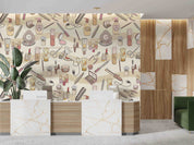 3D Salon Shop Beauty Salon Manicure Set Manicure Tools Wall Mural Wallpaper 34