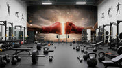 3D Gym Fitness Gymnasium Boxing Wall Mural Wallpaper 32