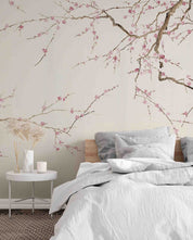 3D Plum Blossom Branch minimal plum blossom mural wall mural wallpaper for bedroom - view 7