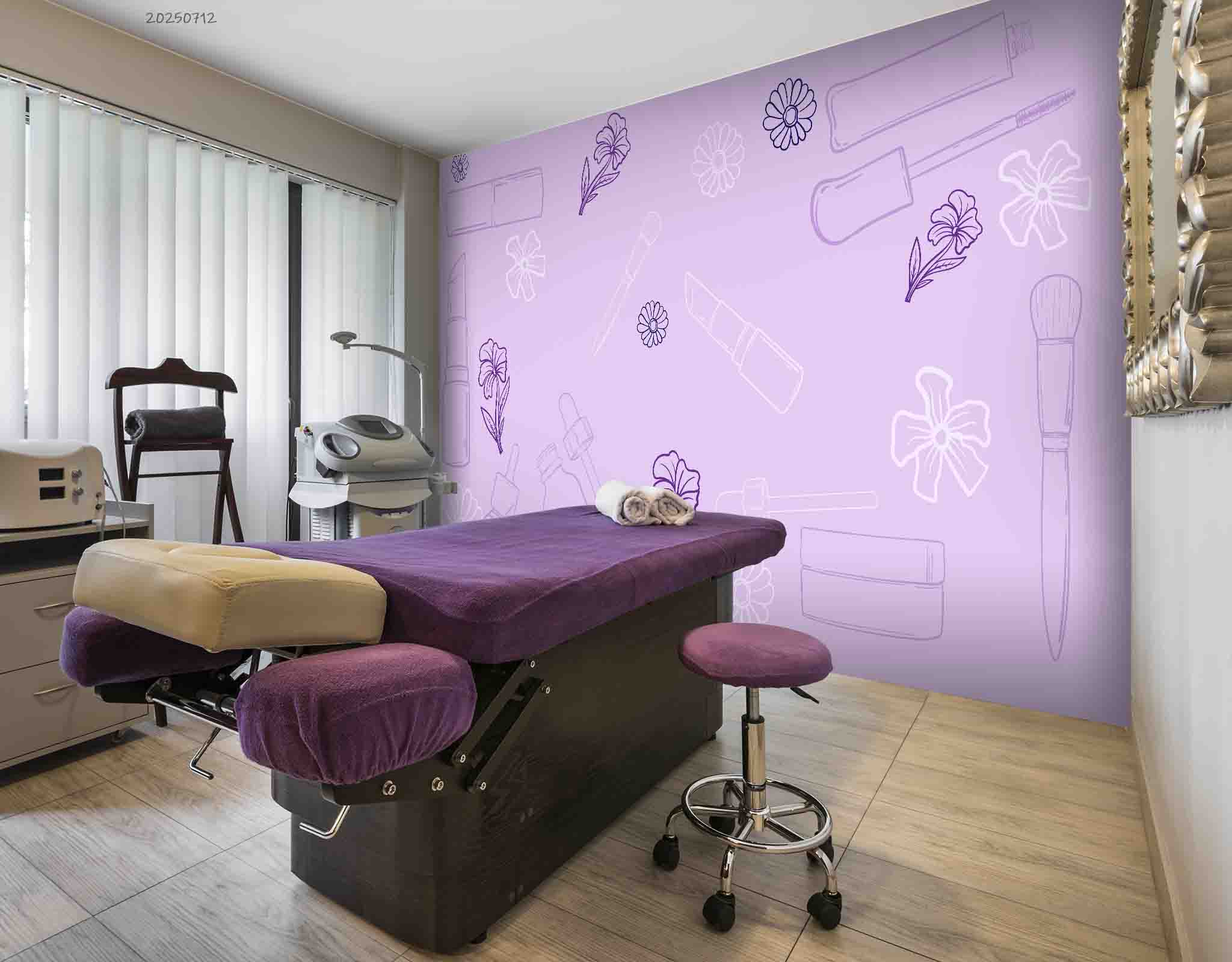 3D Salon Shop Beauty Salon Manicure Set Manicure Tools Wall Mural Wallpaper 67