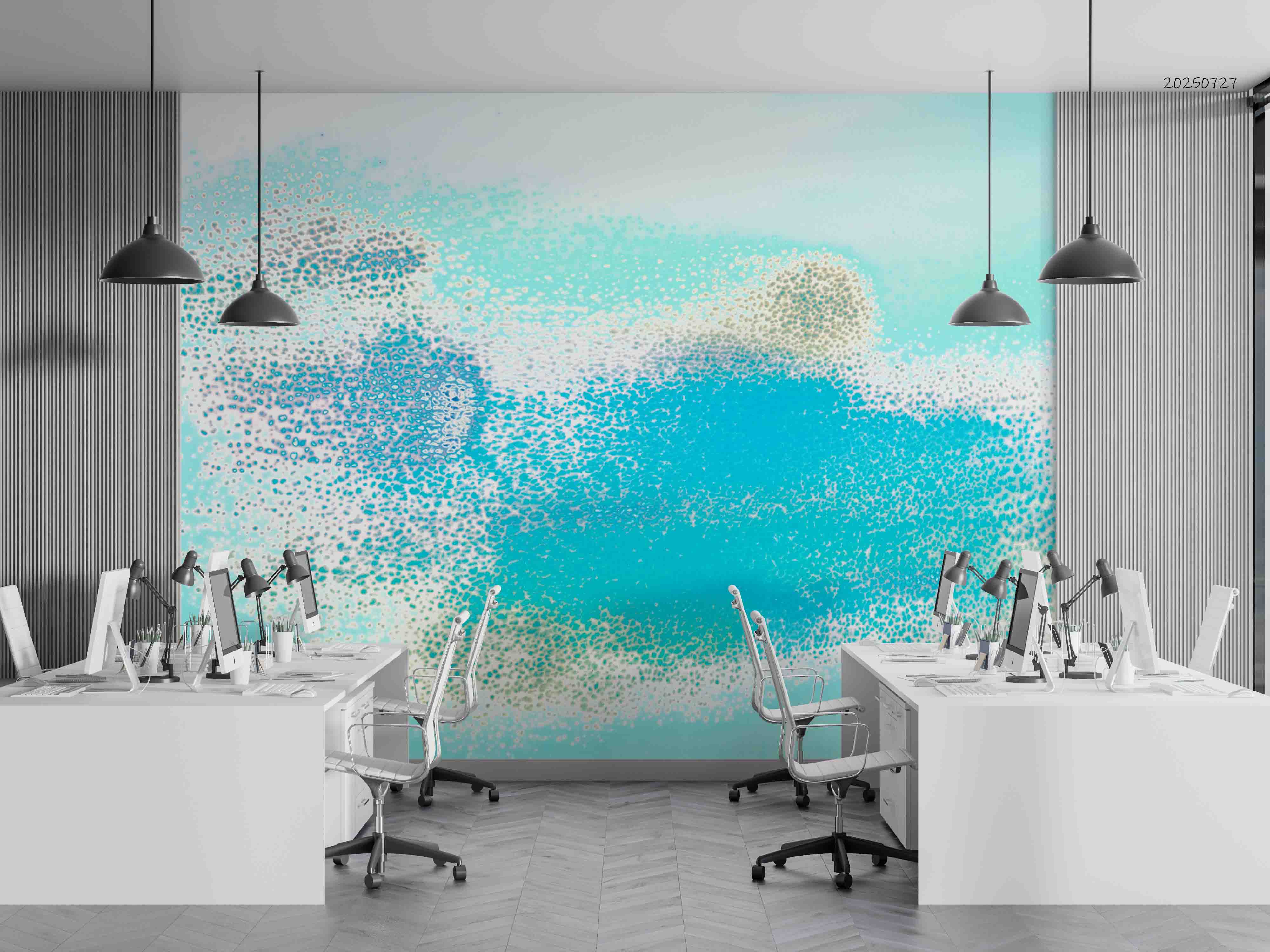 3D Office Business Technology Wall Mural Wallpaper 3