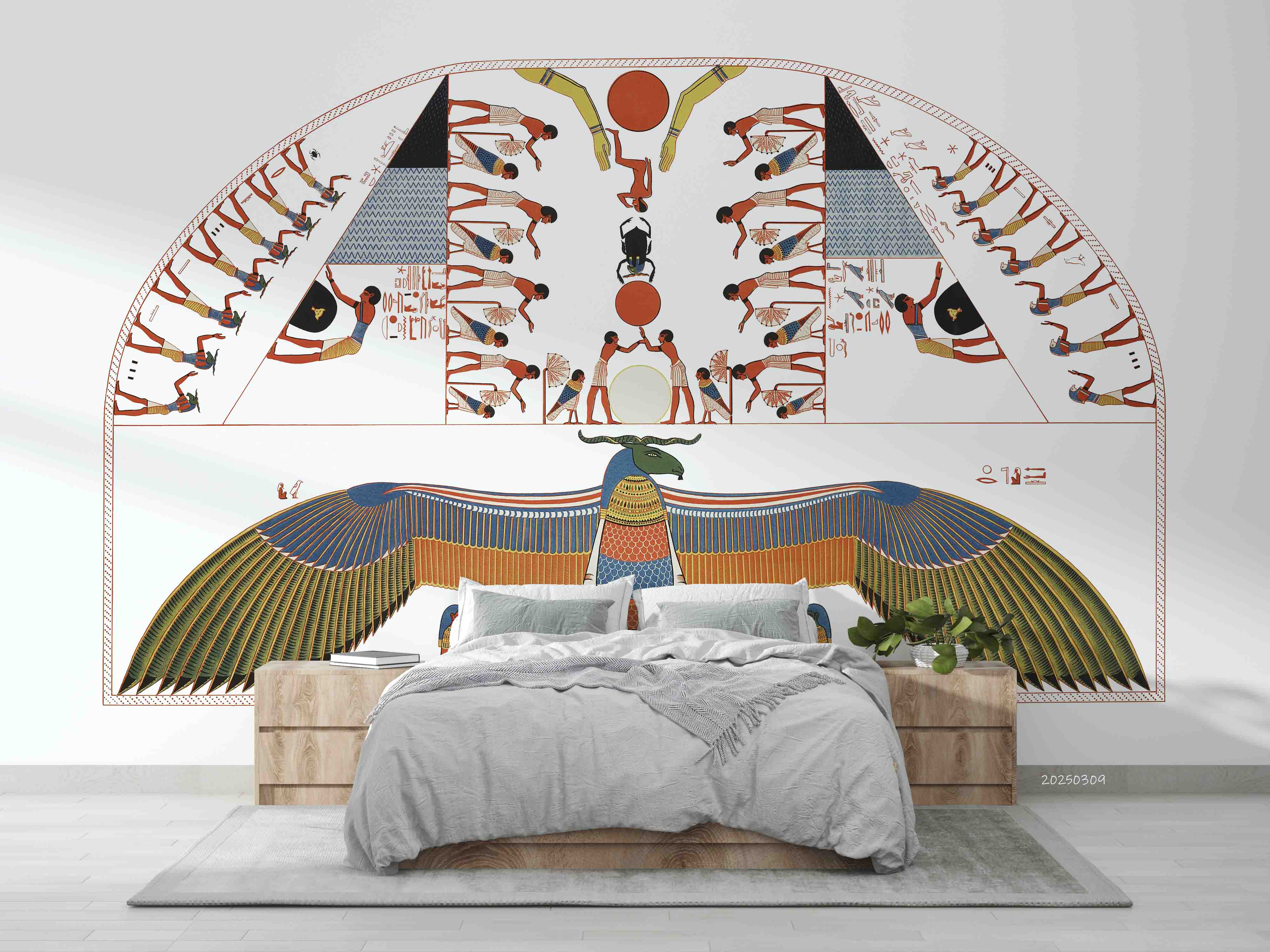 3D Skull Hieroglyph Engraving Ancient Symbol Spiritual Wallpaper Wall Mural Wall Decor Wall Art Wall Sticker Remoable Wallpaper LQH (Copy)