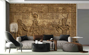 3D Ancient Egyptian Temple Exterior Wall Hieroglyphic Carving Wall Mural Wallpaper GD 4250- Jess Art Decoration