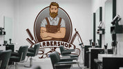 3D Salon Shop Beauty Salon Barber Shop Wall Mural Wallpaper 71
