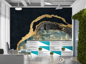 3D Office Business Commerce Marble Modern Abstract Wall Mural Wallpaper 55