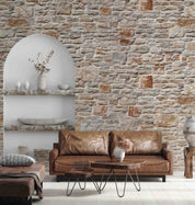 3D Nostalgic Brick Wall aged nostalgic brick wall wall mural wallpaper for bedroom - view 2