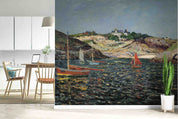 3D Oil Painting Sea Coast Landscape Wall Mural Wallpaper GD 2957- Jess Art Decoration