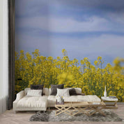 3D Yellow Rapeseed Field Blue Sky Wallpaper Wall Mural Wall Decor Wall Art Wall Sticker Remoable Wallpaper