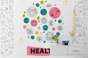 3D Clinic Hospital Rehabilitation Center Medical Healthcare Wall Mural Wallpaper 17