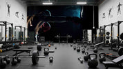 3D Gym Fitness Gymnasium Boxing Wall Mural Wallpaper 57