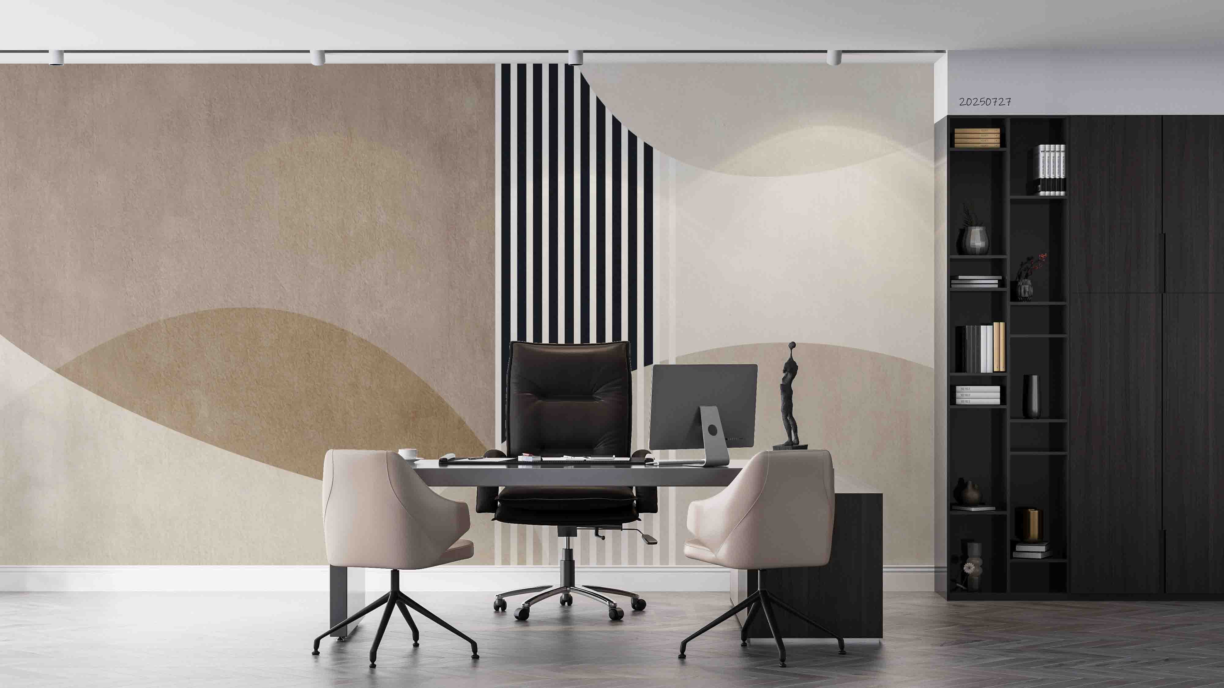 3D Office Business Commerce Geometric Lines Wall Mural Wallpaper 20
