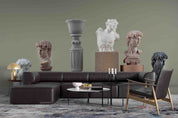 3D Sculpture Head Cup Wall Mural Wallpaper YXL 2425
