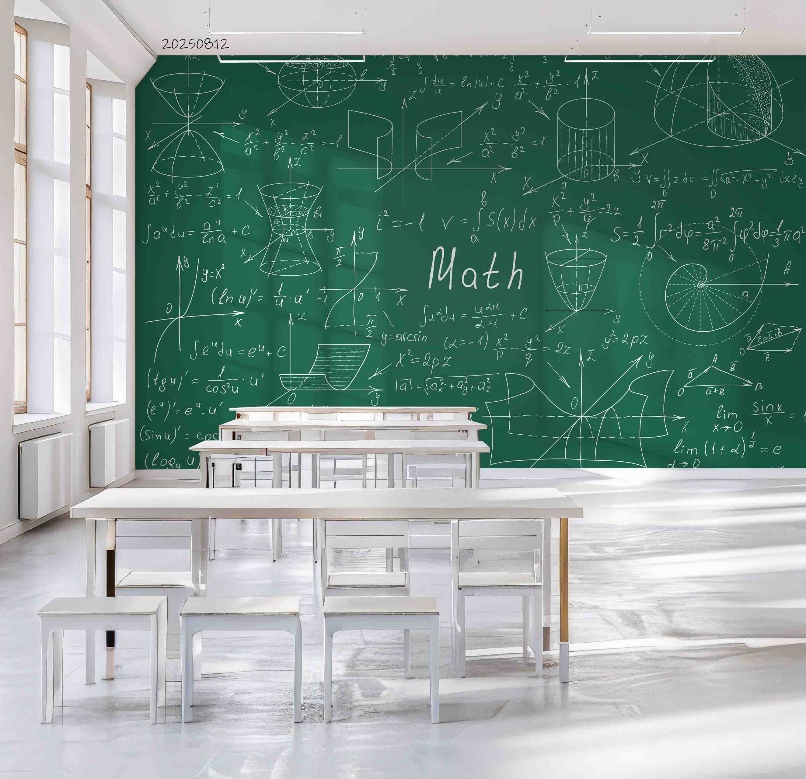 3D School STEM Science Lab Classroom Teaching Aid Math Wall Mural Wallpaper 28
