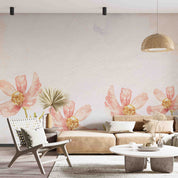 3D Floral Leaf Phalaenopsis Wall Mural Wallpaper YXL 3187