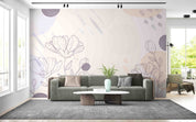 3D Hand Drawn Plants Floral Background Wall Mural Wallpaper GD 3377- Jess Art Decoration