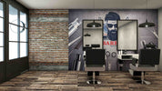 3D Barber Shop Hair Salon Haircut Specialist Shaving Wall Mural Wallpaper 17