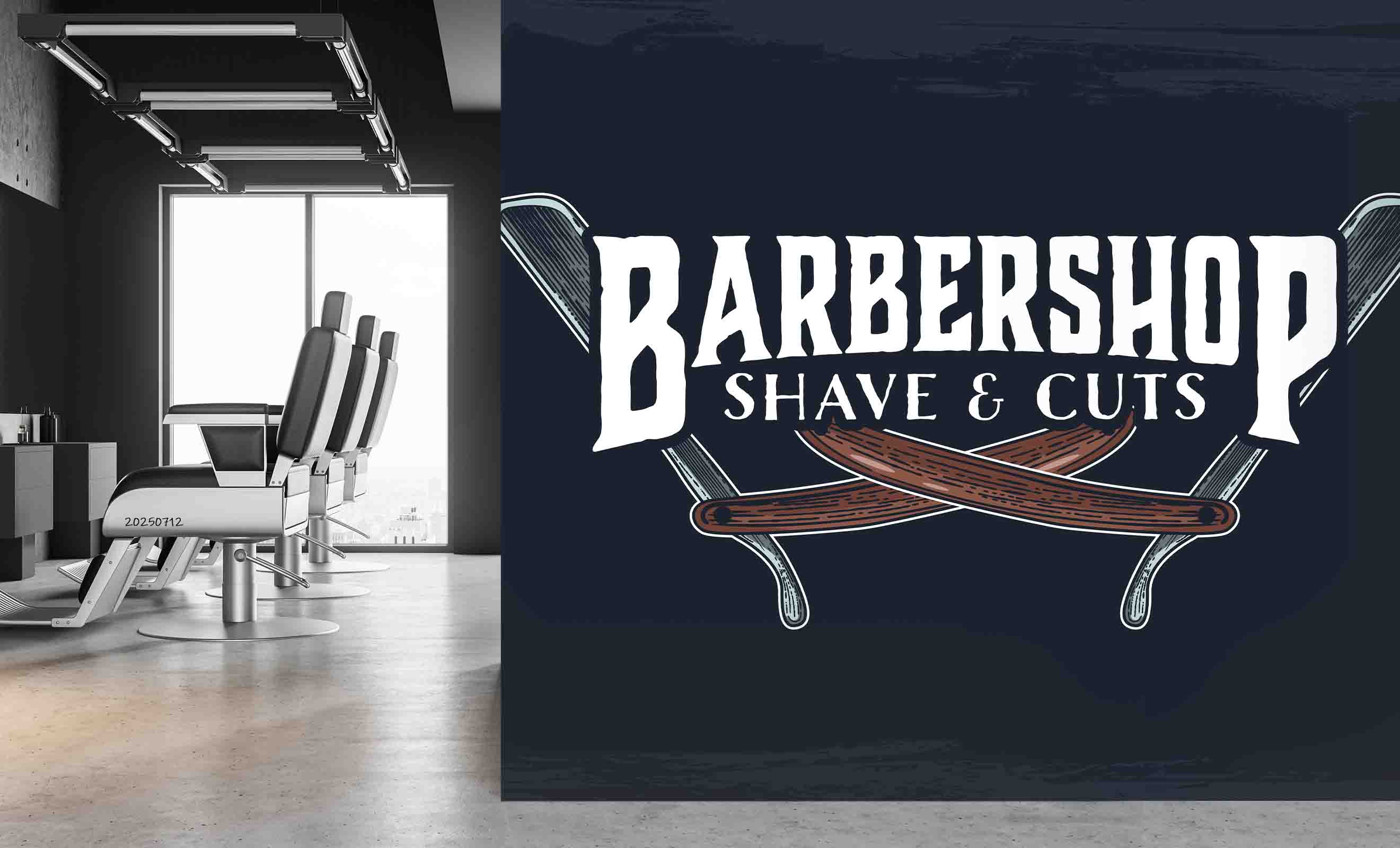 3D Salon Shop Beauty Salon Barber Shop Wall Mural Wallpaper 62