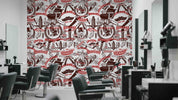 3D Barber Shop Hair Salon Haircut Specialist Wall Mural Wallpaper 3