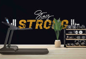 3D Letter Rectangle Black Line Wall Mural Wallpaper YXL 133