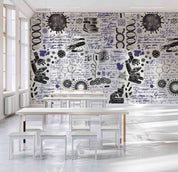 3D School STEM Science Lab Classroom Teaching Aid Biology Wall Mural Wallpaper 8