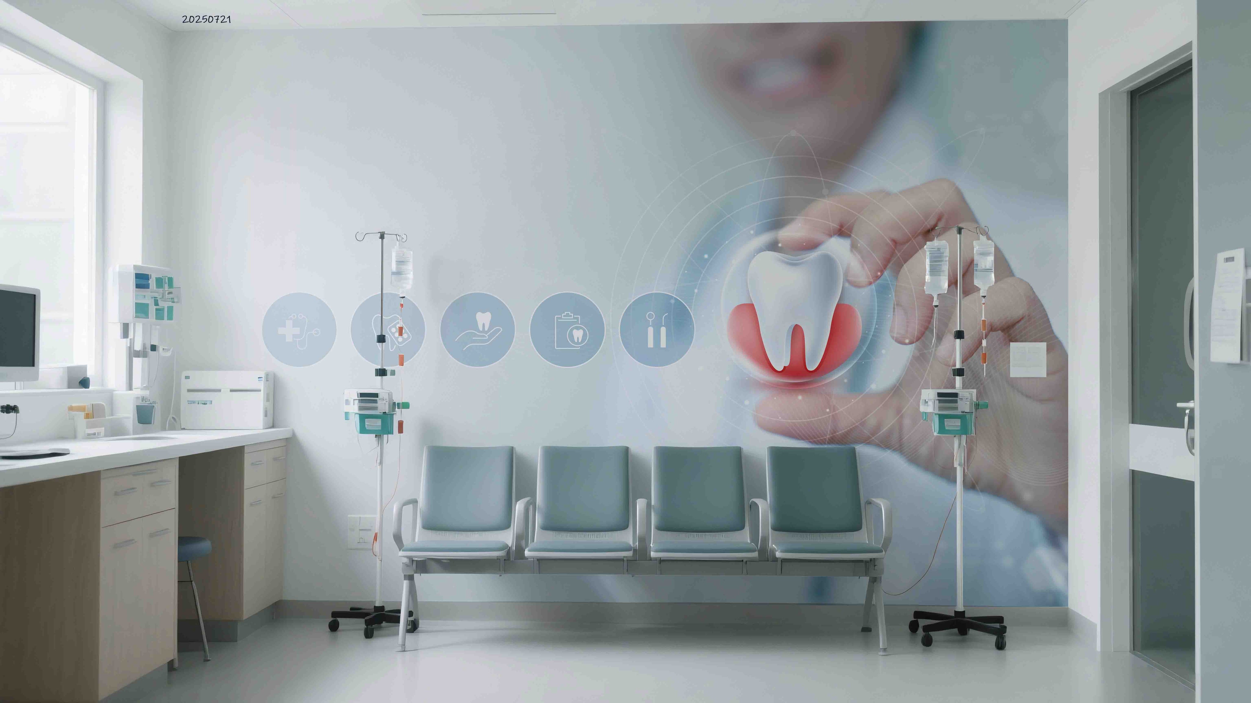 3D Clinic Hospital Rehabilitation Center Medical Healthcare Dental Stomatology  Wall Mural Wallpaper 22
