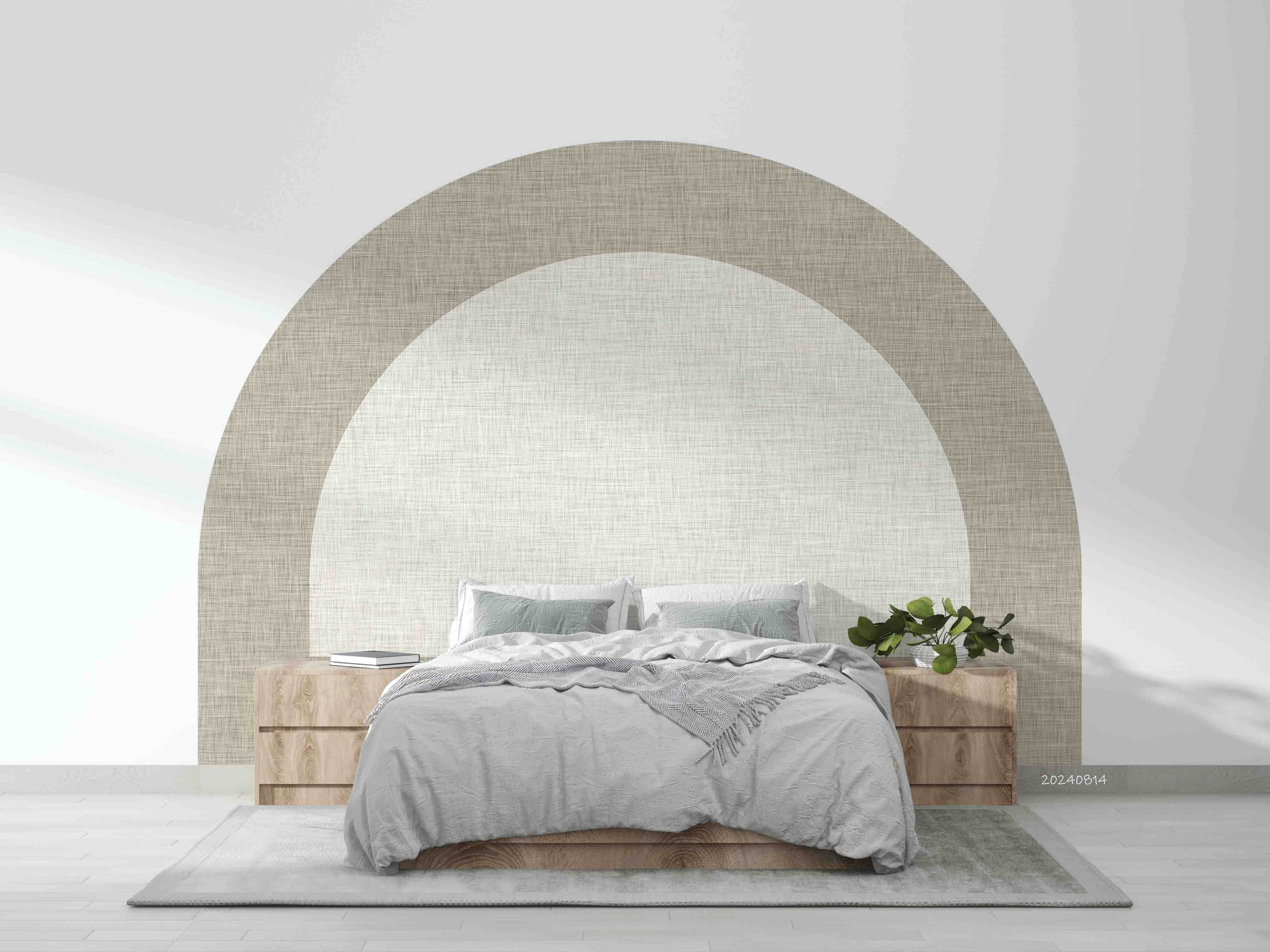 3D Geometric Ellipse Line Wall Mural Wallpaper YXL 21
