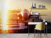 3D Lockheed Martin F-22 Raptor Wall Mural Wallpaper GD 5451- Jess Art Decoration