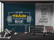 3D Gym Fitness Gymnasium Dumbbell Wall Mural Wallpaper 50