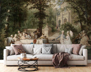 3D Europe Oil Painting Palace Park Wall Mural Wallpaper GD 5603- Jess Art Decoration