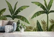 3D Tropical Banana Tree Leaves Wall Mural Wallpaper GD 3319- Jess Art Decoration