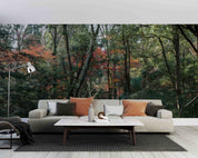 3D Green Forest Nature Scenery Wallpaper Wall Mural Wall Decor Wall Art Wall Sticker Remoable Wallpaper LQH