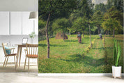 3D Oil Painting Village Green Trees Field Wall Mural Wallpaper GD 2959- Jess Art Decoration