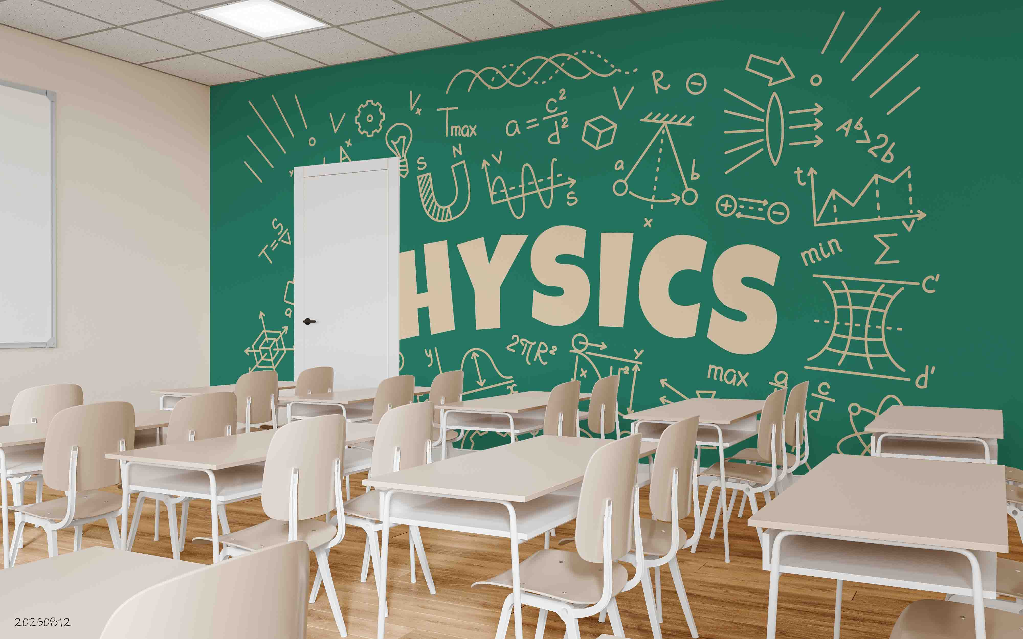 3D School STEM Science Lab Classroom Teaching Aid Physics Wall Mural Wallpaper 20