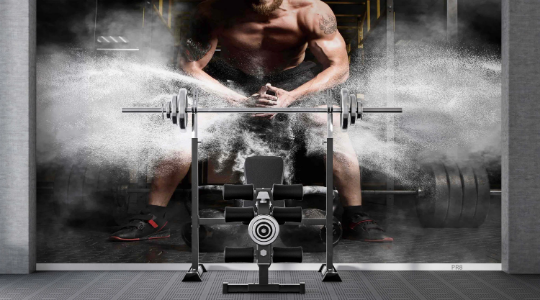 Fitness Muscle Men Gym Wallpaper gym & fitness wall mural for gym, fitness studio or training room - view 6