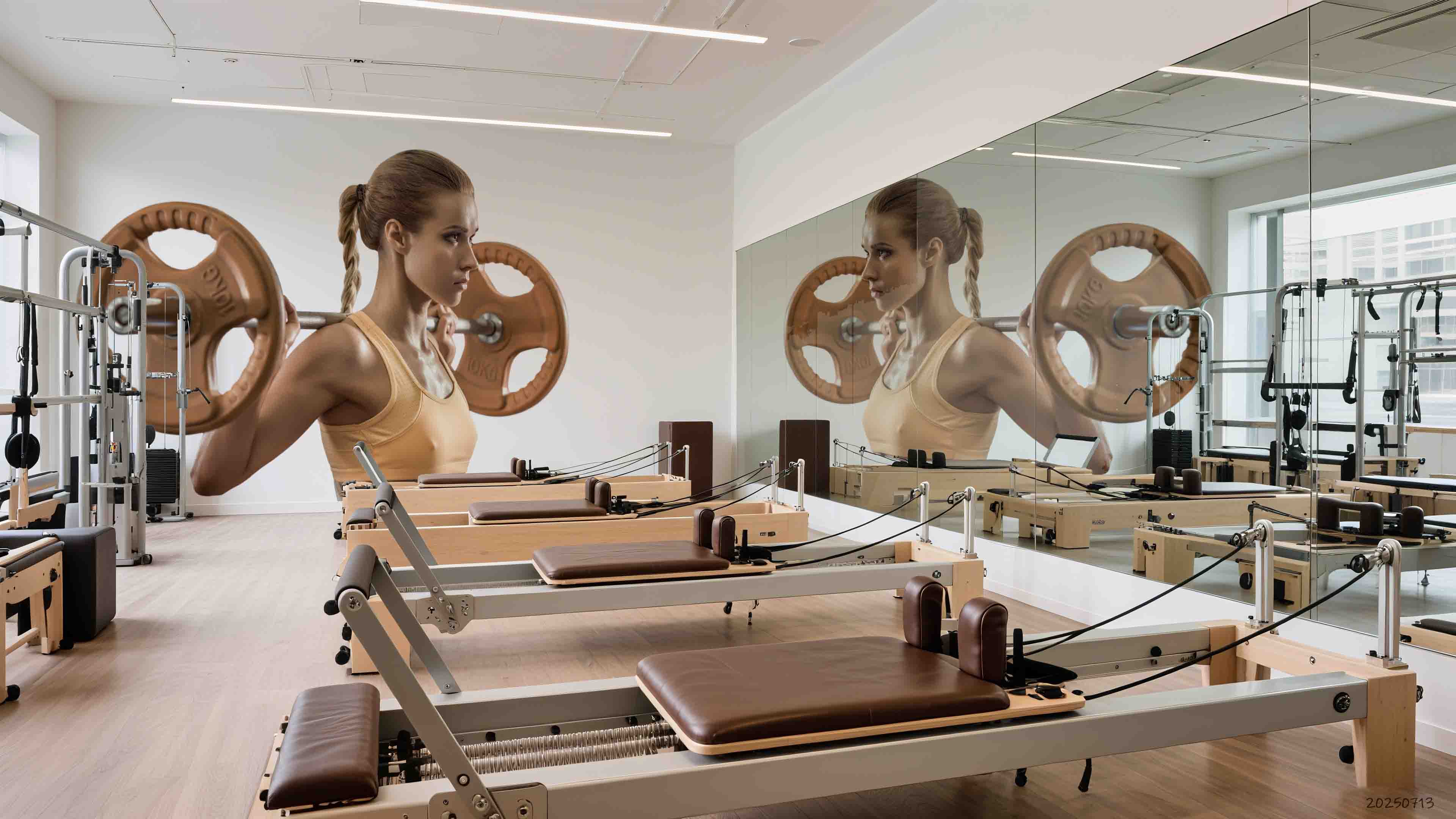 3D Gym Fitness Gymnasium Dumbbell Wall Mural Wallpaper 27